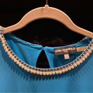Karl Lagerfeld ~ Size L ~ Beaded Neckline